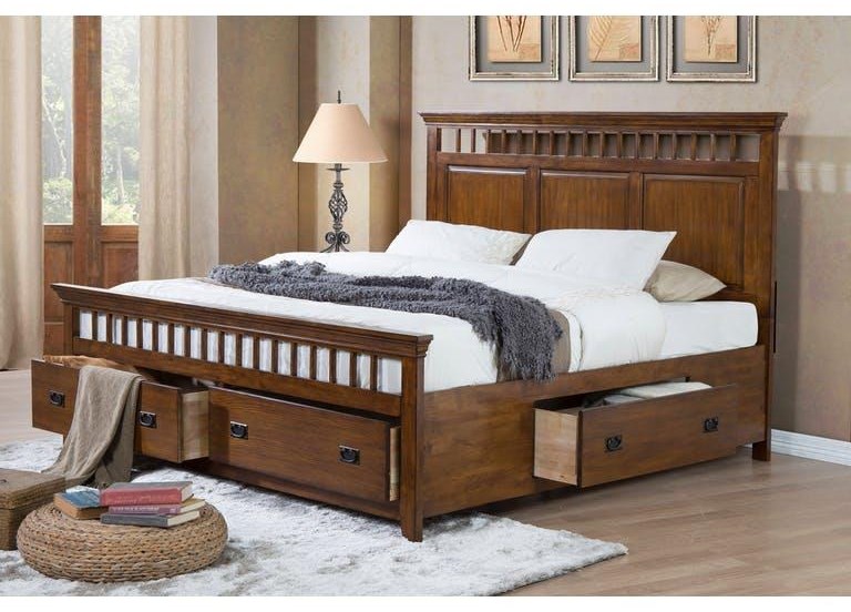 Trudy queen cheap storage bed